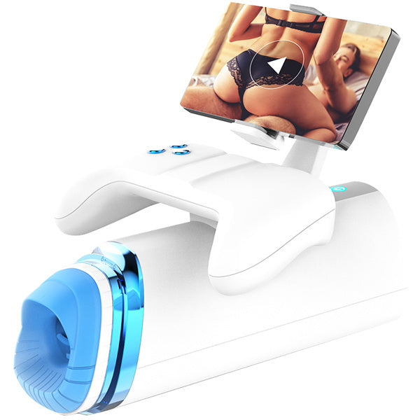 Game Cup PRO Heating Thrusting Vibrating Stroker With Phone Holder