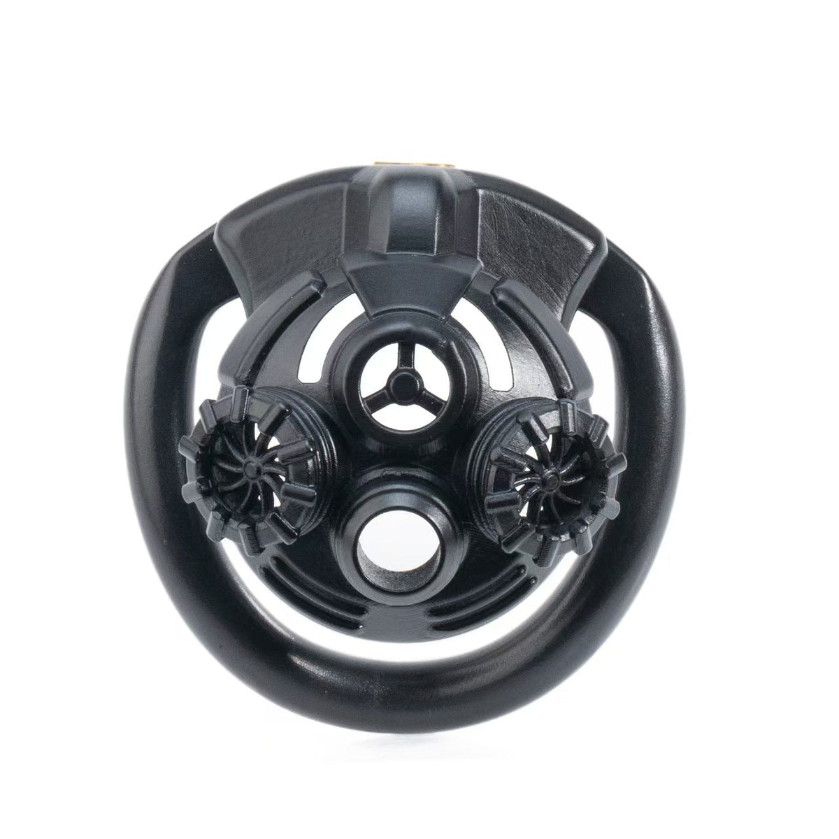 3D Gas Mask ABS Chastity Cage with Standard or Strap Rings