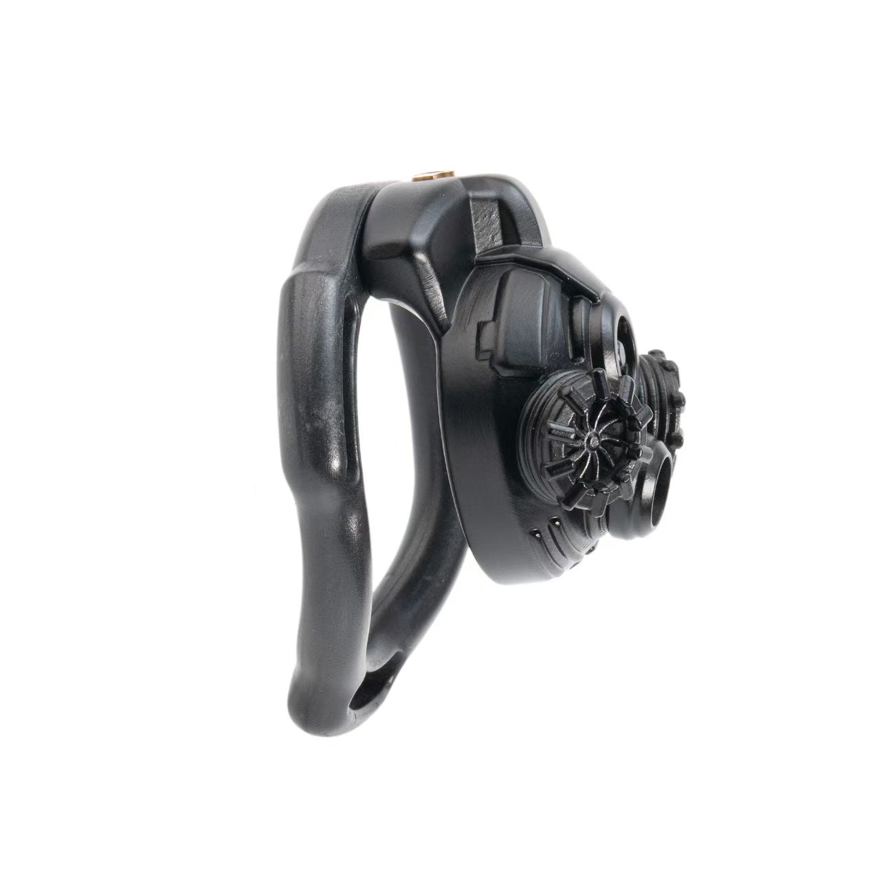 3D Gas Mask ABS Chastity Cage with Standard or Strap Rings