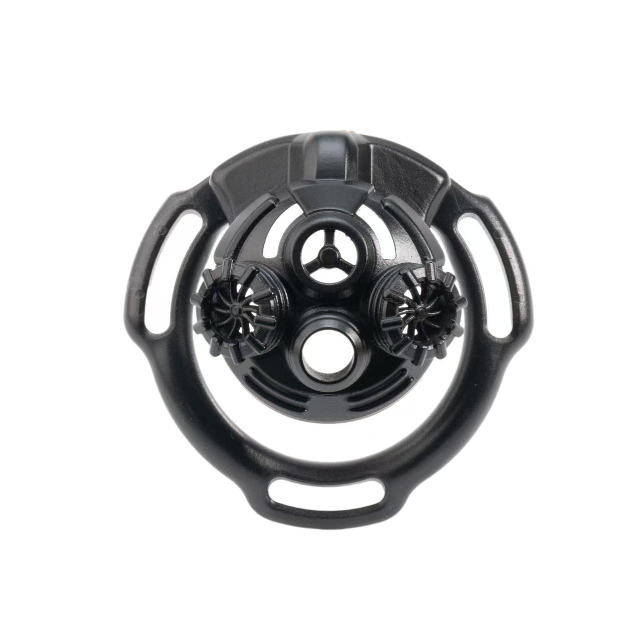 3D Gas Mask ABS Chastity Cage with Standard or Strap Rings