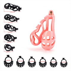 Ghost Cock Cage with Balls Penis Rings