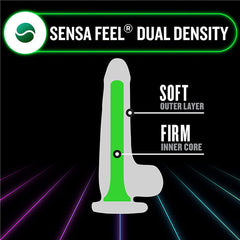 7.5 INCH Glow In Dark Dildo Green
