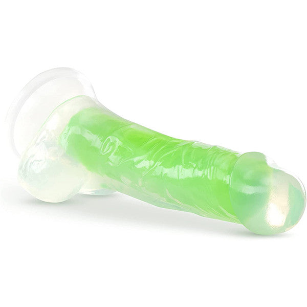 7.5 INCH Glow In Dark Dildo Green