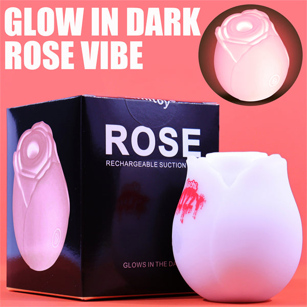 Glow In Dark Rose Vibrator  Ship From The United State