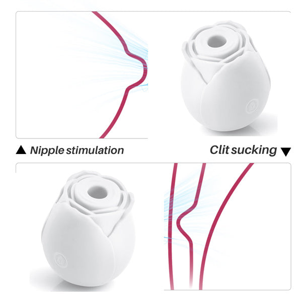 Glow In Dark Rose Vibrator Hot Pink