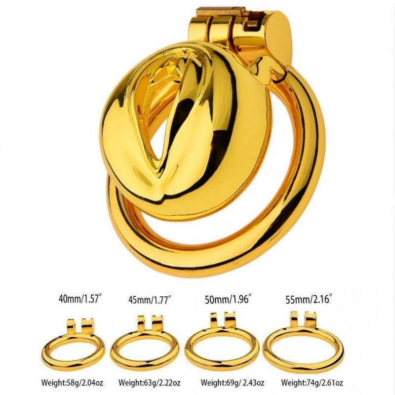 golden cage and ring size options