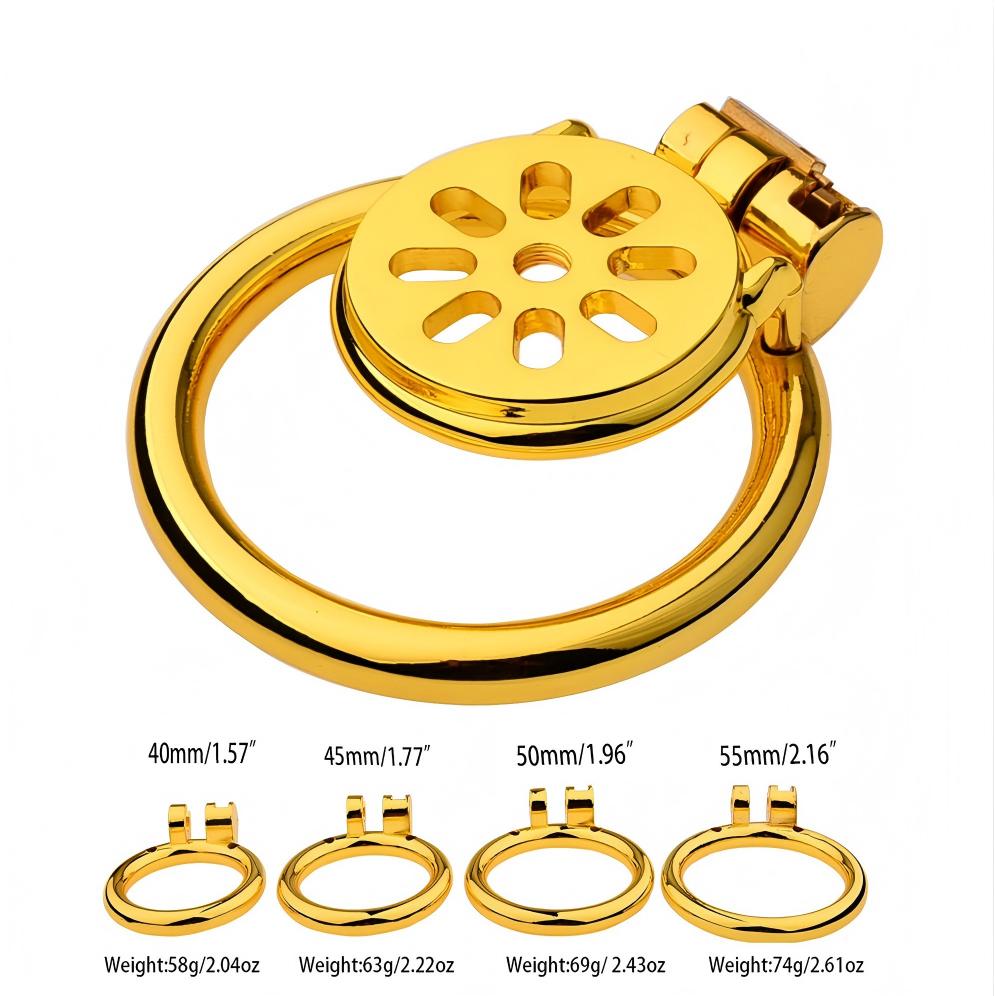 golden flower flat cage