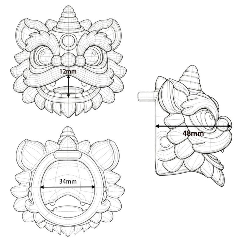 lion guardian cage measurements