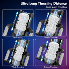 Rocket Launcher  PRO hands free Blowjob machine stroker