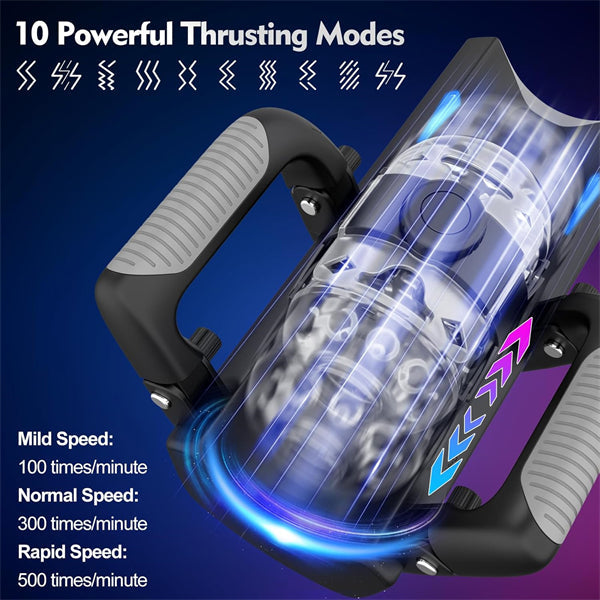 Rocket Launcher  PRO hands free Blowjob machine stroker