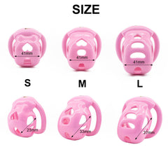 S M and L heart-detail cage dimensions with 41 mm width