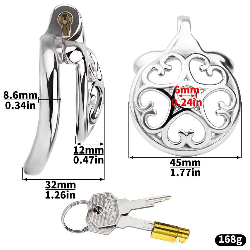 LKM-042 cage showing 32 by 45mm plate 6mm opening and 168g weight