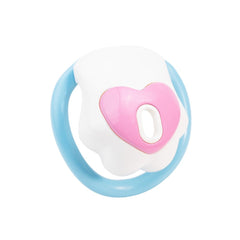 White and pink heart paw chastity lock with blue ring