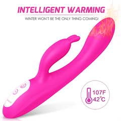 Heating Rabbit Vibrator Purple