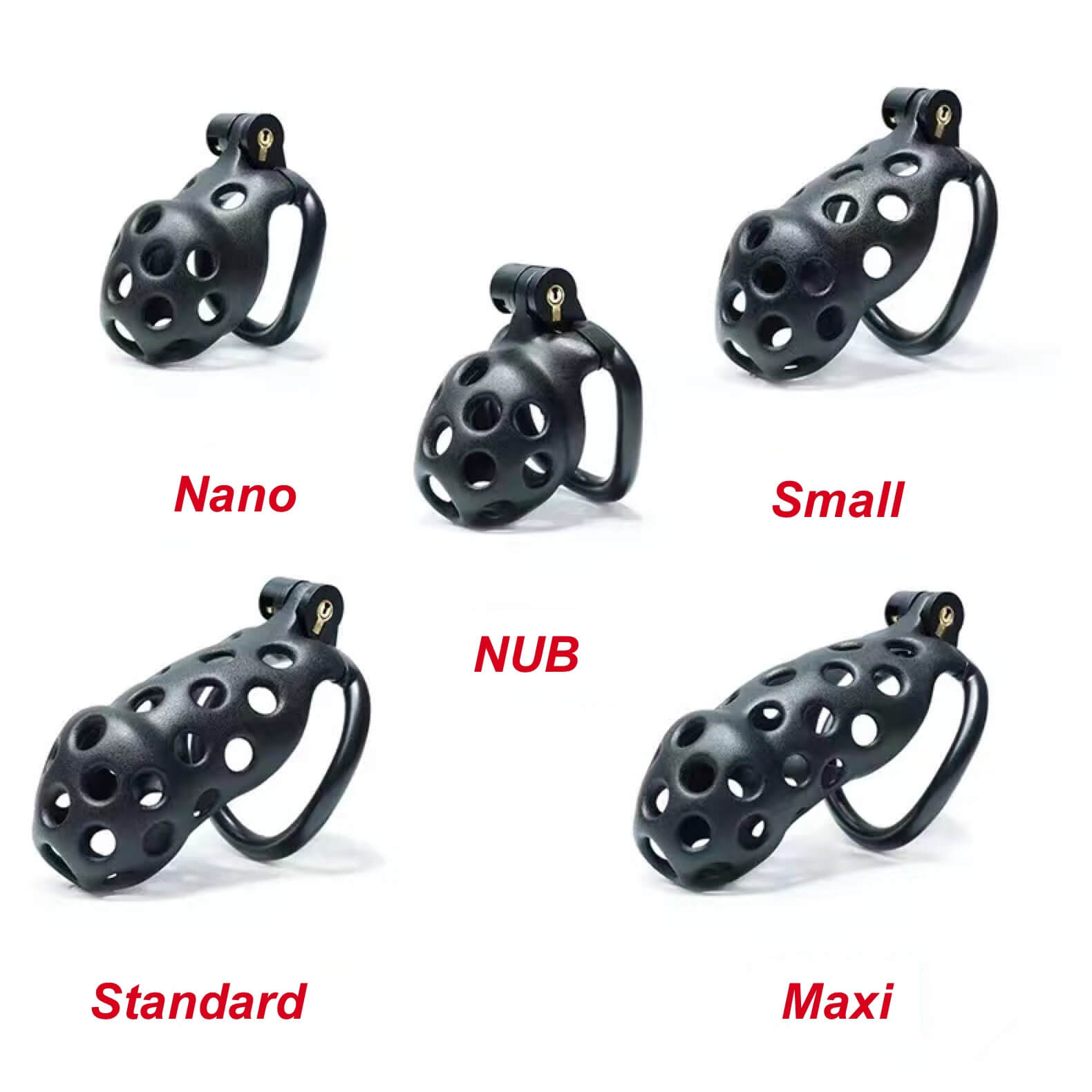 Standard | Hole Style Cobra Male Chastity Cage kit