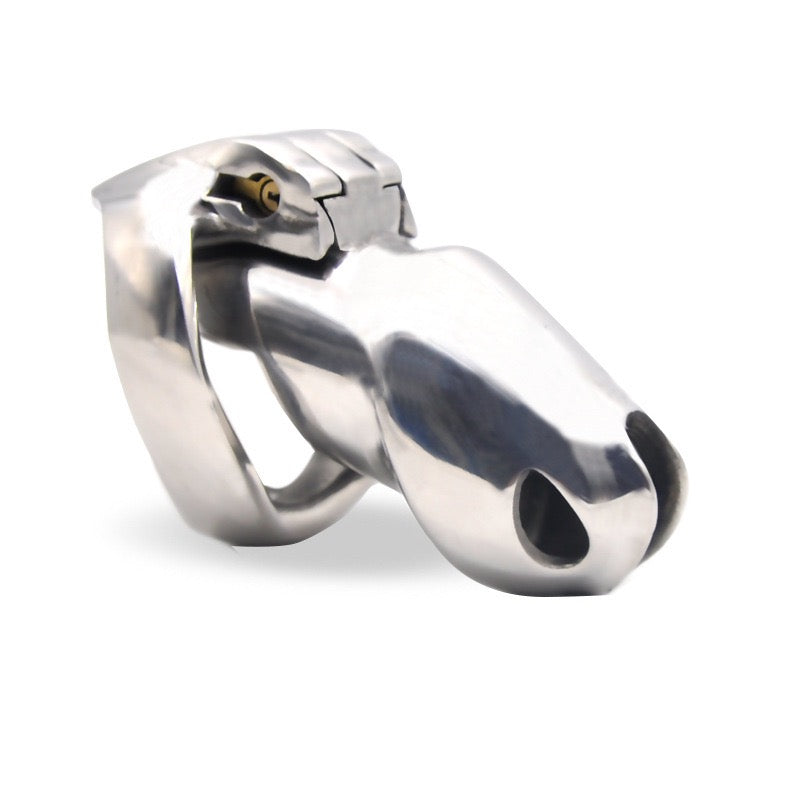 Holy Trainer V2 Standard stainless steel chastity cage with 50 mm cage length