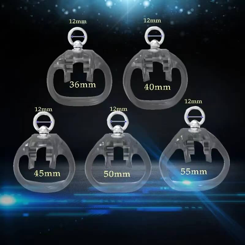 HT-V4 Cage with Binding Loop Ring Male Chastity Device