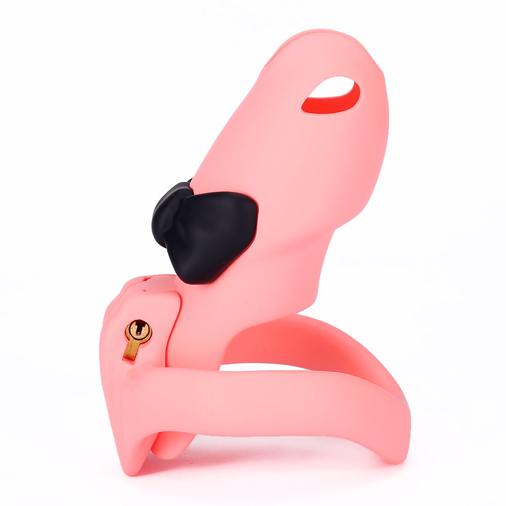 HTV4 Bow-Tie 3D Chastity Cage