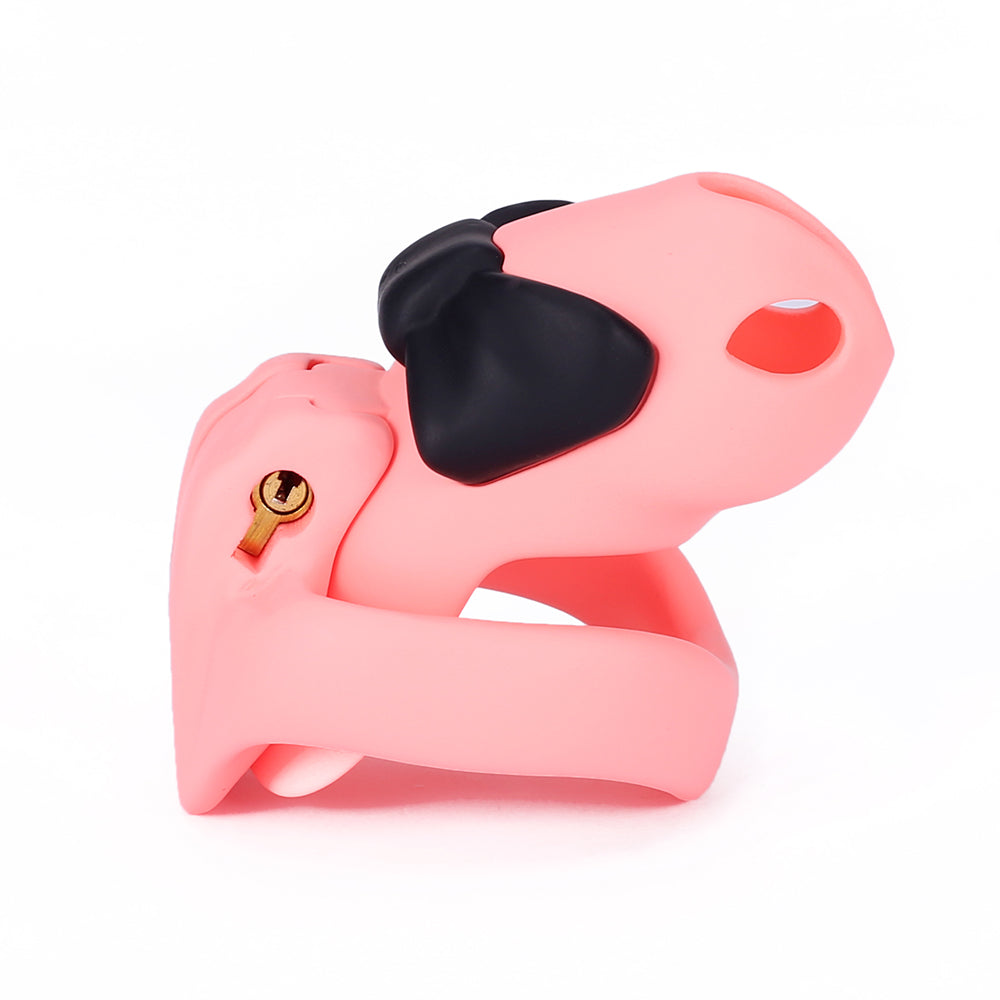 HTV4 Bow-Tie 3D Chastity Cage