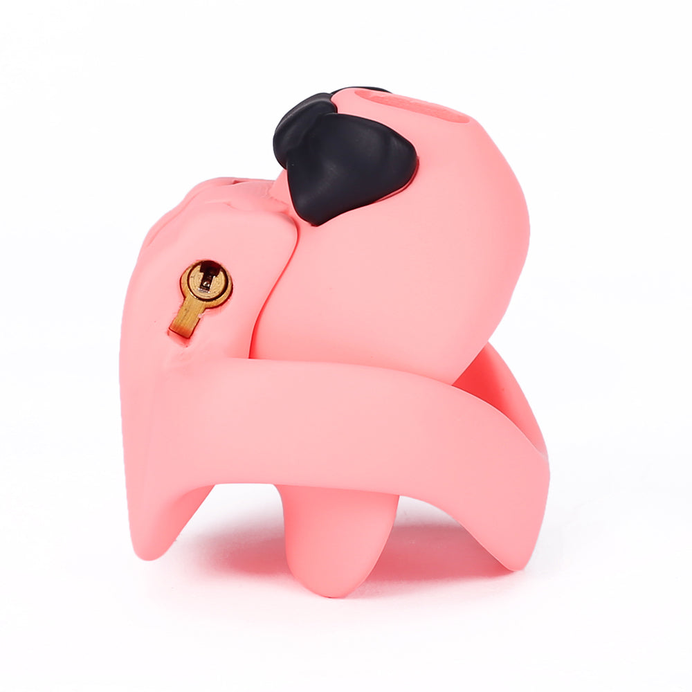 HTV4 Bow-Tie 3D Chastity Cage