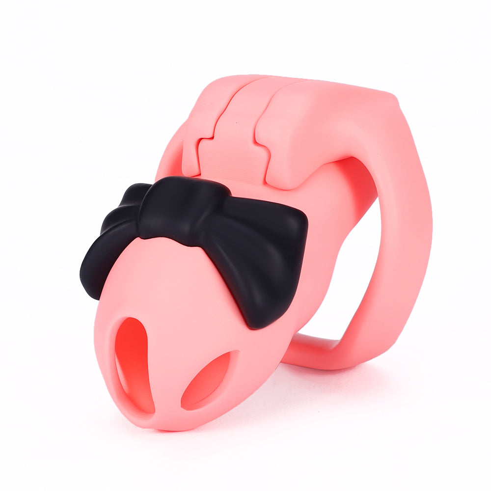 HTV4 Bow-Tie 3D Chastity Cage