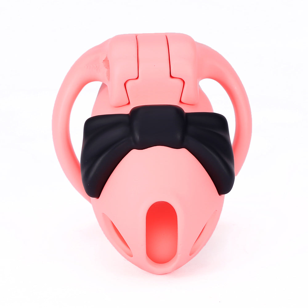 HTV4 Bow-Tie 3D Chastity Cage