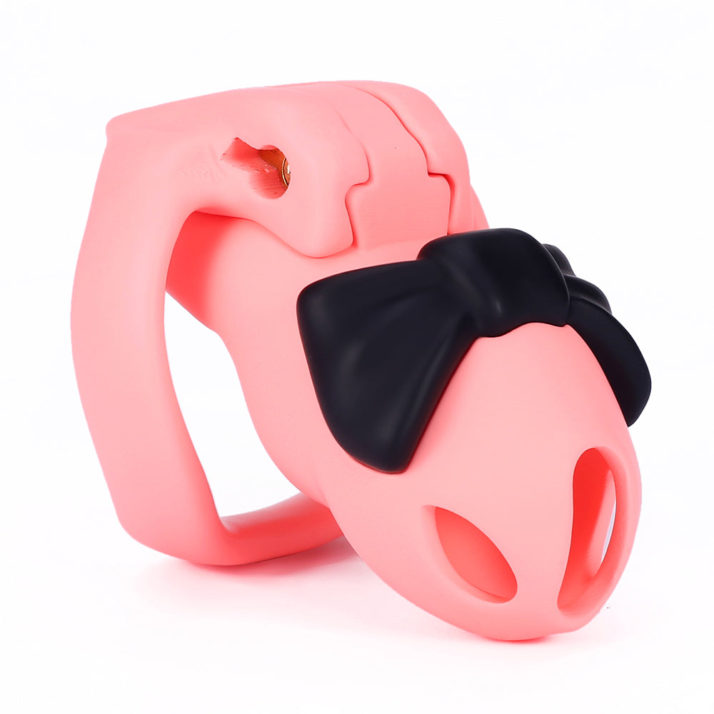 HTV4 Bow-Tie 3D Chastity Cage