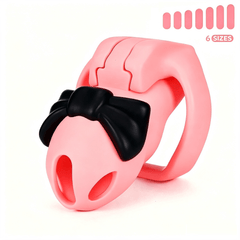 HTV4 Bow-Tie 3D Chastity Cage