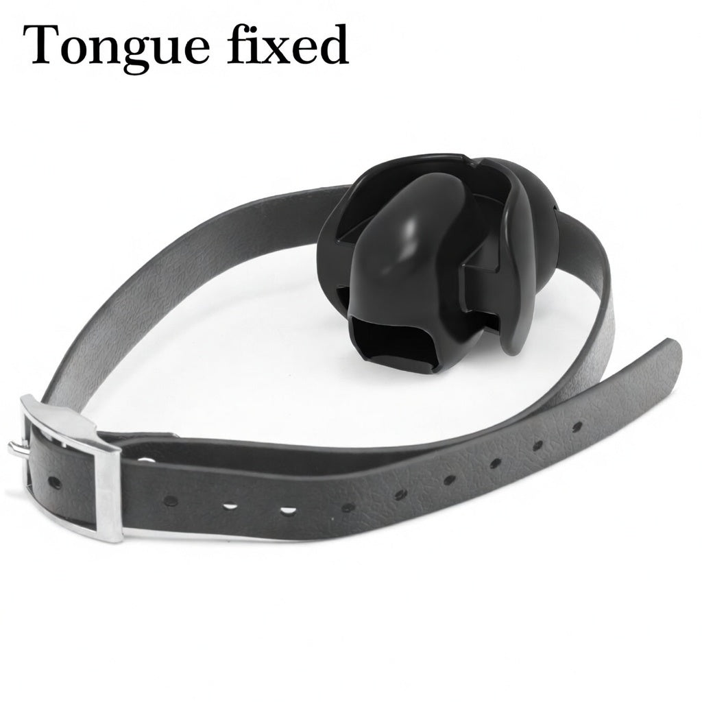 Tongue Fixed Tongue Restraint Gag | BDSM Mouth Control Gag