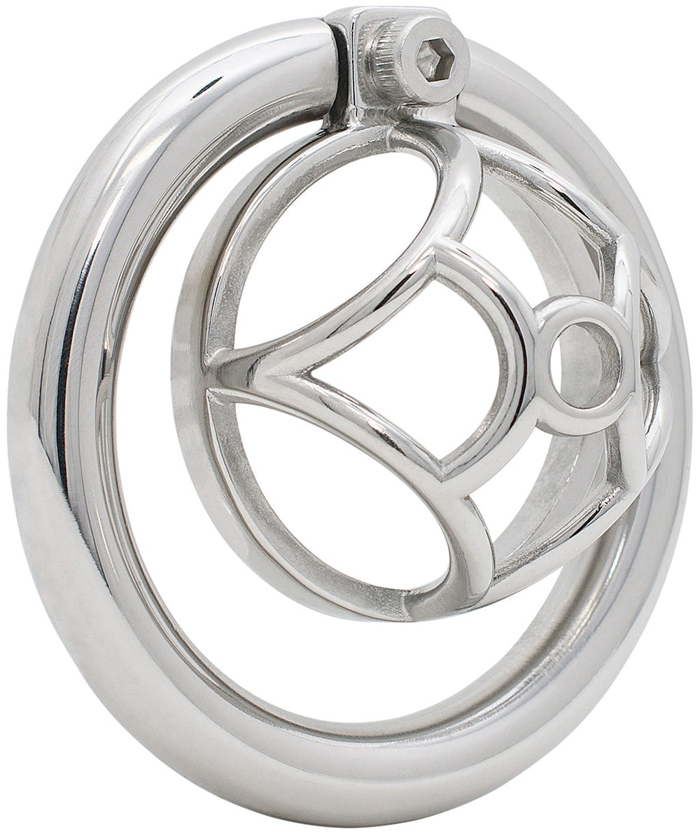 JTS S237 stainless steel cage showing the open framework and hex screw closure