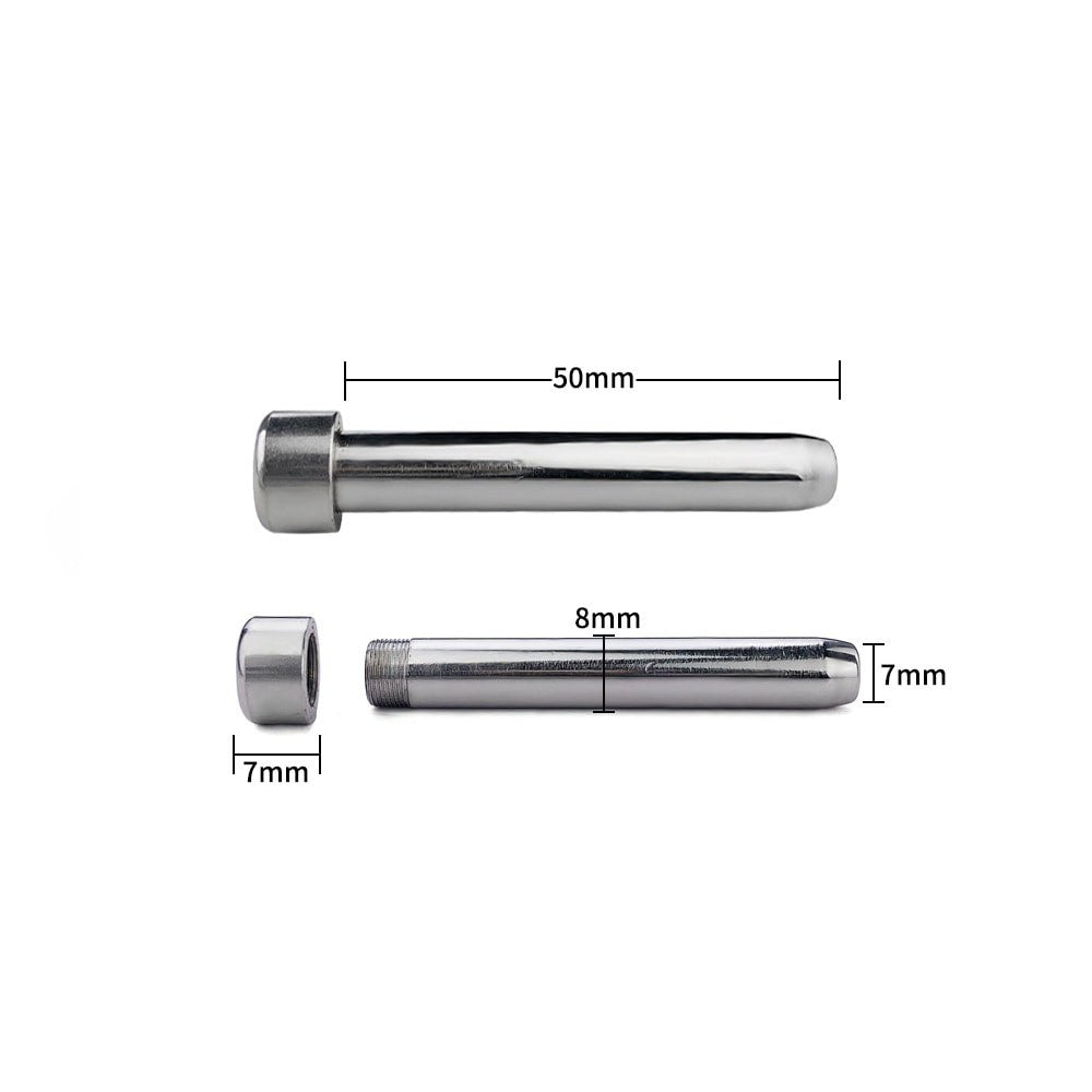 Optional JTS S239 urethral sound dimension diagram showing 50 mm length and 7–8 mm marked sections
