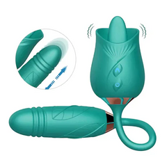 Rose Toy With Thrusting Dildo Jasmine