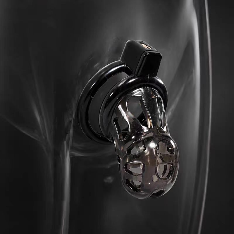 Flexible Silicone and ABS Vented Chastity Cage