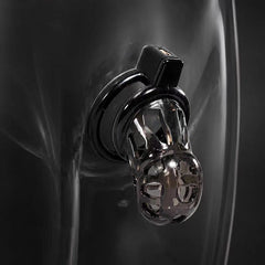 Flexible Silicone and ABS Vented Chastity Cage