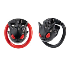 Little Devil Resin Chastity Cage with Red or Black Rings