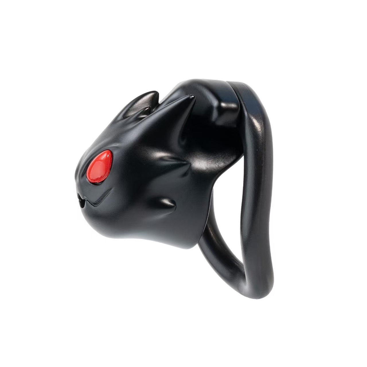 Little Devil Resin Chastity Cage with Red or Black Rings