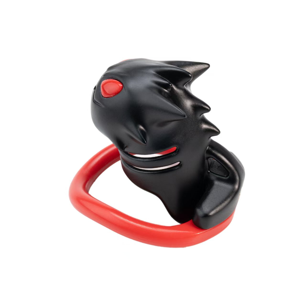 Little Devil Resin Chastity Cage with Red or Black Rings