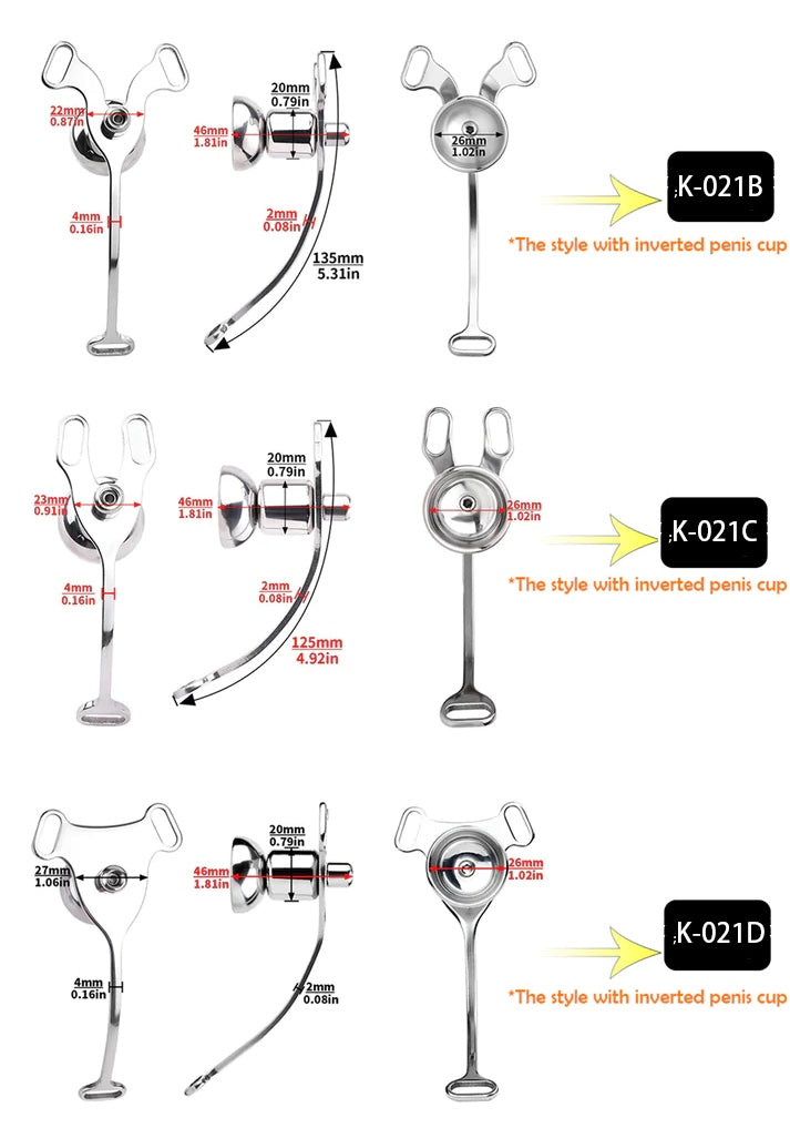 Comparison of LK-021B, LK-021C and LK-021D configurations
