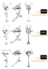 Comparison of LK-021B, LK-021C and LK-021D configurations
