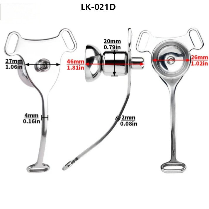 LK-021D stainless steel flat and inverted module dimensions
