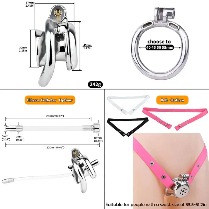 LKM-020 ring, catheter and waist-belt configuration guide
