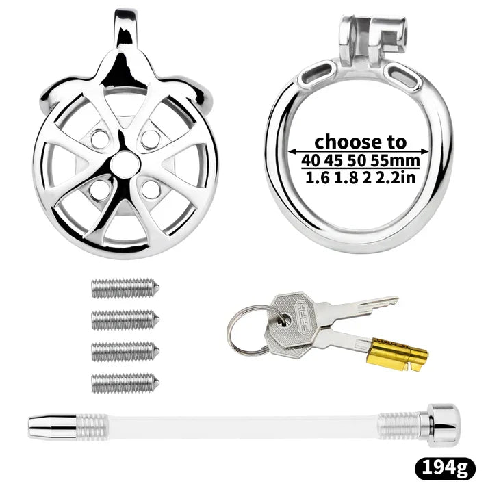 LKM-093 spiked cage set with metal catheter accessory