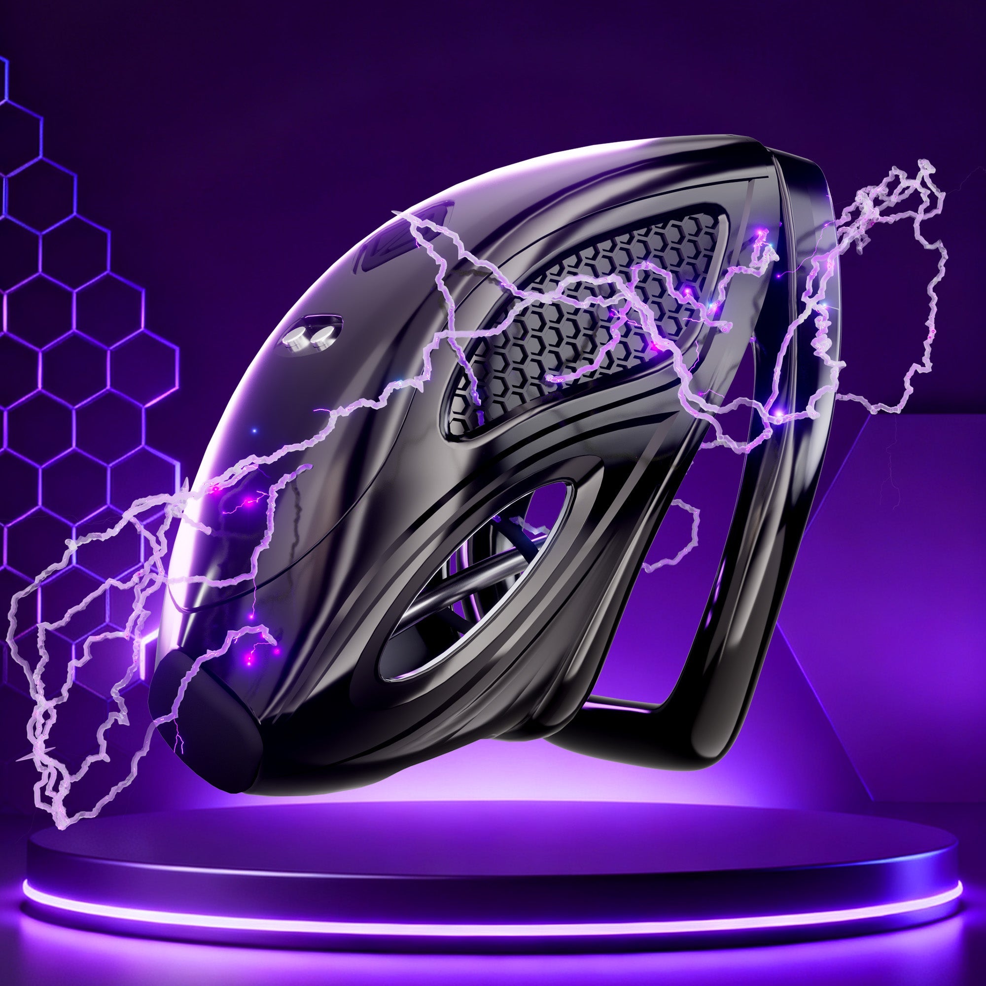 App Controlled Electric Shock Chastity Cage