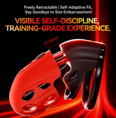 Lockink Electro Vibe Retractable Chastity Cage