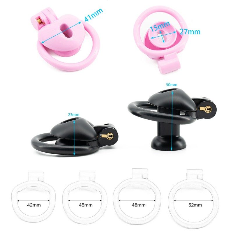 Love-shape inverted cage Level dimensions with four rings