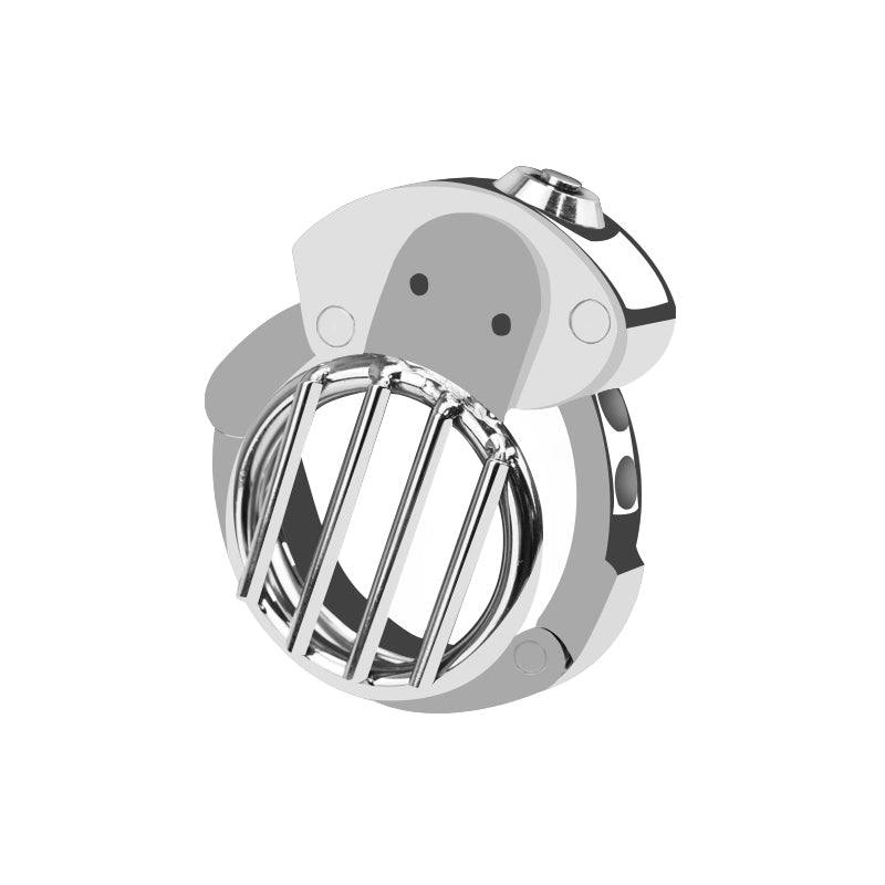 ZC-058 grid cage with adjustable hinged base ring open