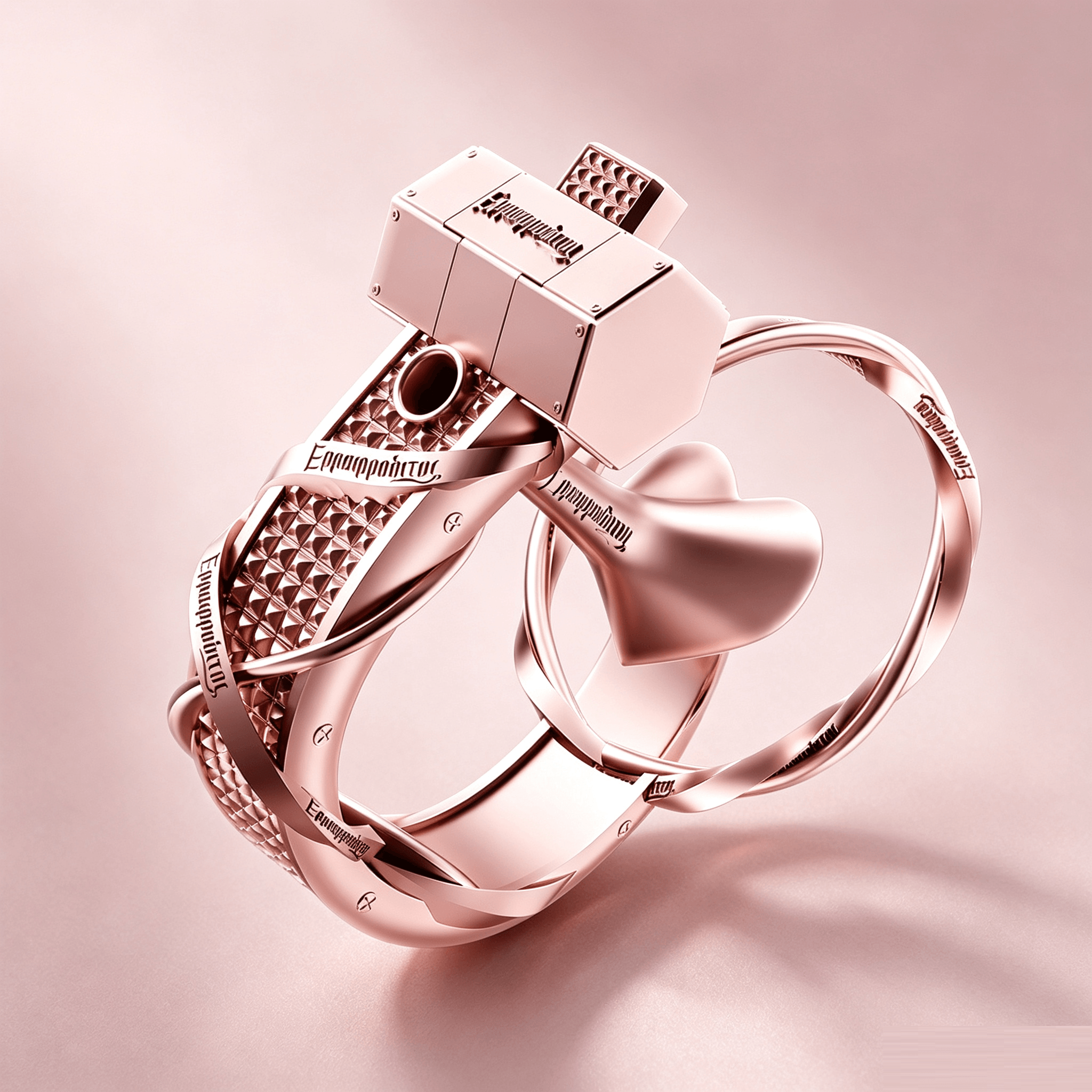 Möbius Loop Inverted ABS Resin Chastity Cage