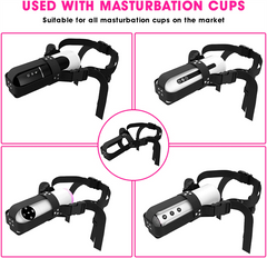 Male Stroker Holder Wearable Pants Adjustable Size Leggings with Buckle Free Your Hands