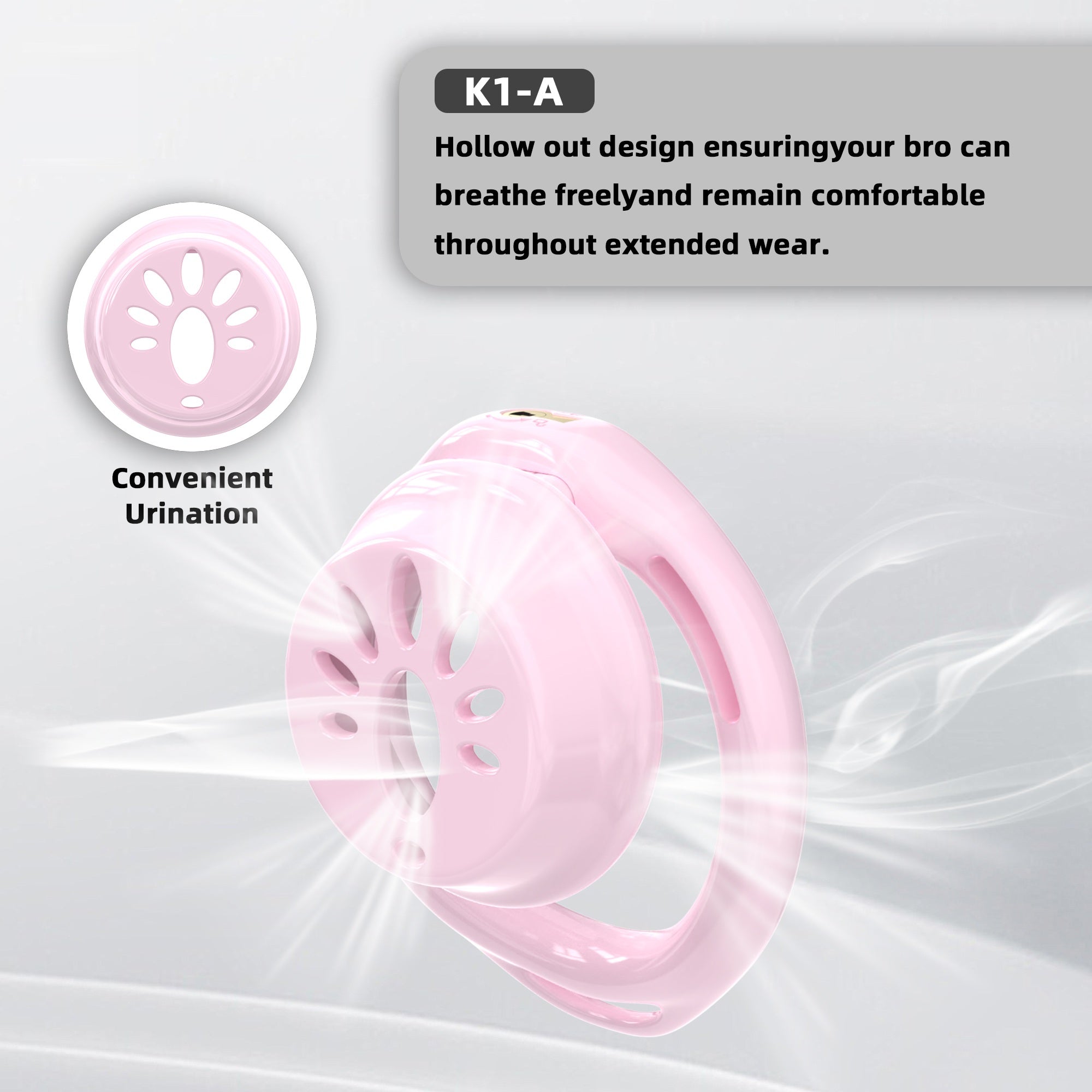 Mini Urine Nouth Flat Chastity Device