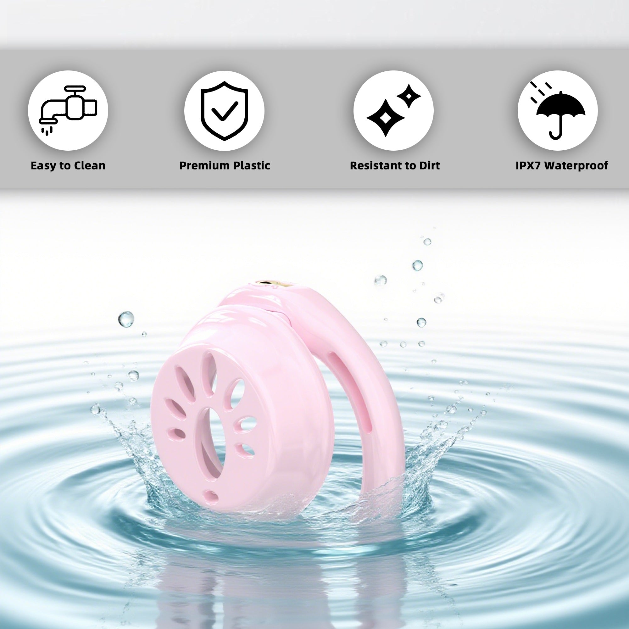 Mini Urine Nouth Flat Chastity Device